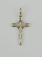 Pendentif Croix Saint Benoit en Métal - 2.5cm