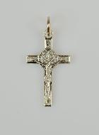 Pendentif Croix Saint Benoit en Métal - 2.5cm