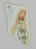 Plaque Auto Rétroviseur - Vierge Notre Dame de Fatima