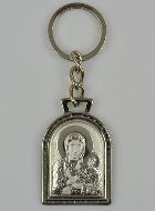 Porte-Clés de la Vierge Noire - Argent Massif - 5 cm