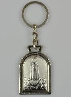 Porte-Clés Notre Dame de Fatima - Argent Massif - 5 cm