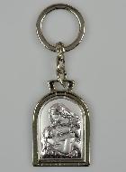 Porte-Clés Notre Dame de la Maternité - Argent Massif - 5 cm