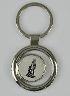 Porte-Clés Notre Dame de Lourdes - 4 cm