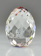 Presse Papier Cristal Notre Dame de Lourdes - 4 cm
