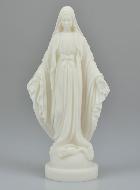 Statue Vierge Marie Miraculeuse en Albâtre - 18 cm