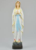 Statue de Notre Dame de Lourdes Polychromée - 27 cm