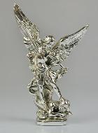 Statue de Saint Michel Archange en Argent Massif - 20 cm