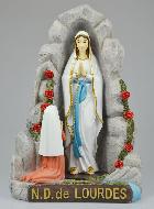 Statue Grotte Apparitions de Notre Dame de Lourdes - 35 cm