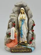 Statue Grotte des Apparitions de la Vierge de Lourdes - 14 cm