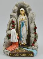 Statue Grotte des Apparitions de la Vierge de Lourdes - 16 cm