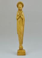 Statue Notre Dame de la Prière - Ton Bois - 24 cm