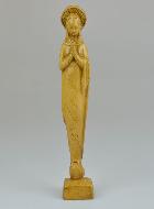 Statue Notre Dame de la Prière - Ton Bois - 24 cm