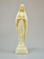 Statue Vierge Marie de Lourdes en Albâtre - 16cm