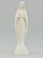 Statue Notre Dame de Lourdes en Albâtre - 16 cm