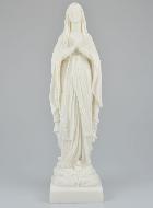 Statue Notre Dame de Lourdes en Albâtre - 42 cm