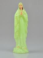 Statue Vierge Marie de Lourdes Fluo - 10 cm