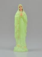 Statue Vierge Marie de Lourdes Fluo - 15 cm