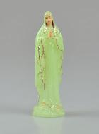 Statue Vierge Marie de Lourdes Fluo - 18 cm