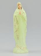 Statue Notre Dame de Lourdes Fluorescente  - 10 cm