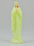 Statue Notre Dame de Lourdes Fluorescente - 18 cm