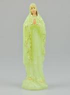 Statue Notre Dame de Lourdes Fluorescente - 18 cm