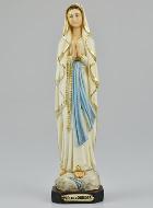 Statue Notre Dame de Lourdes Peinte Main - 20 cm