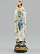 Statue Notre Dame de Lourdes sur Socle - 20 cm