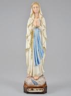 Statue Vierge Marie de Lourdes Polychromée - 15cm