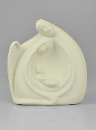 Statue Sainte Famille Moderne - Porcelaine - 14 cm