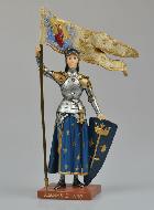 Statue Sainte Jeanne d'Arc Polychromée - 20 cm