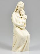 Statue Vierge à l'Enfant Jésus Ton Ivoire