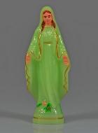 Statue Vierge Marie Miraculeuse Lumineuse 15cm