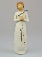 Statue Willow Tree - Sainte Vierge Marie au Bouquet - 23 cm