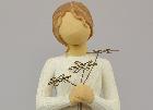 Statue Willow Tree - Sainte Vierge Marie au Bouquet - 23 cm